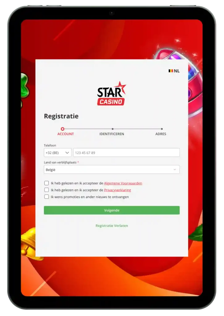 starcasino login